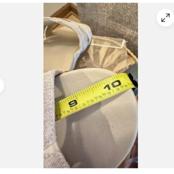 Revitalign Orthotic Linen & Leather Slide Sandals Lisbon Linen 9 D Comfort - Picture 6 of 6